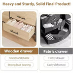 52 Wide Dresser, 7 Dresser for Bedroom, Wooden Closet Storage Chest, for Living Room, Bedroom, Entryway