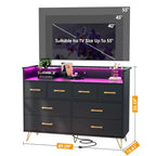 Storage Cabinet, Accent Cabinet with 2 Drawers and 2 Doors, Cabinet for Living Room, Hallway, Entryway