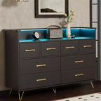 Storage Cabinet, Accent Cabinet with 2 Drawers and 2 Doors, Cabinet for Living Room, Hallway, Entryway