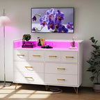 Storage Cabinet, Accent Cabinet with 2 Drawers and 2 Doors, Cabinet for Living Room, Hallway, Entryway