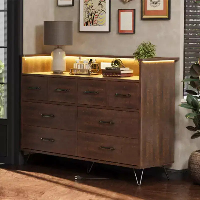 Storage Cabinet, Accent Cabinet with 2 Drawers and 2 Doors, Cabinet for Living Room, Hallway, Entryway