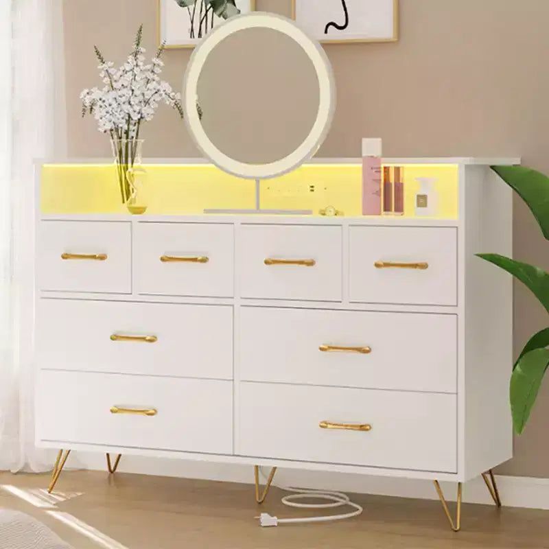 Storage Cabinet, Accent Cabinet with 2 Drawers and 2 Doors, Cabinet for Living Room, Hallway, Entryway