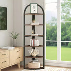 Floor Corner Shelf Space-Saving for Small Living Areas