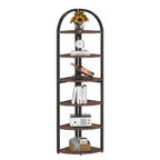 Floor Corner Shelf Space-Saving for Small Living Areas