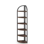 Floor Corner Shelf Space-Saving for Small Living Areas