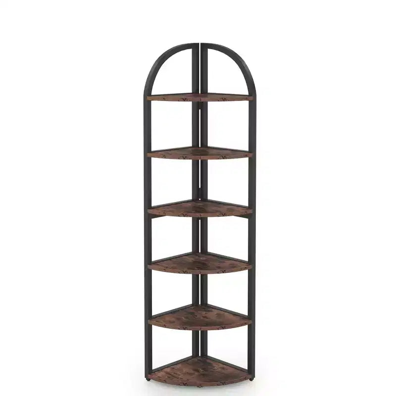 Floor Corner Shelf Space-Saving for Small Living Areas