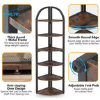 Floor Corner Shelf Space-Saving for Small Living Areas