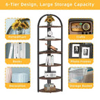 Floor Corner Shelf Space-Saving for Small Living Areas