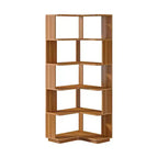 Space-Saving L-Shaped Corner Shelving Unit, Multifunctional Storage Shelf for Bedroom Office