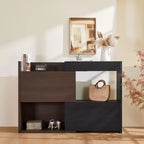 Extendable and Rotating Shoe Cabinet, Multifunctional 90-Degree Storage Combination Corner Cabinet