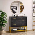 Salon Styling Storage Station with Mirror and 3 Drawers 1 Open Shelf
