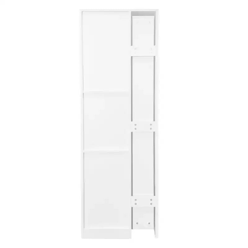 Dillon Modern 70.8 Wood Multi-functional Tall Cabinet with Pull-Out Storage Shelves and Wine Shelves