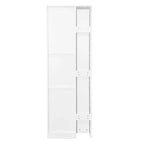 Dillon Modern 70.8 Wood Multi-functional Tall Cabinet with Pull-Out Storage Shelves and Wine Shelves