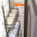 Over The Door Pantry Organizer, Pantry Organization and Storage, Easy to Install Spice Rack Shelves for Pantry, Kitchen, Bathroom and Cabinet Door