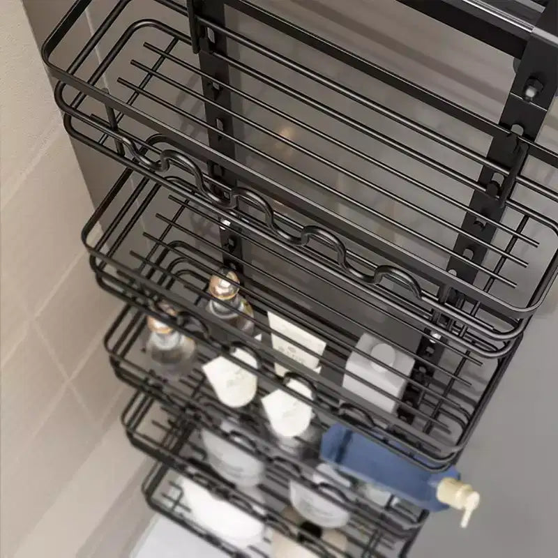 Over The Door Pantry Organizer, Pantry Organization and Storage, Easy to Install Spice Rack Shelves for Pantry, Kitchen, Bathroom and Cabinet Door