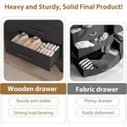 6 Dresser for Bedroom, 52 Wide Drawer with Large Storage Space, Freestanding Wooden Closet Storage Dresser Chest for Living Room, Bedroom