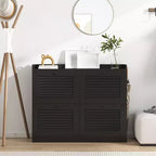 Shoe Storage Cabinet with 4 Flip Drawers, Large Freestanding Hidden Shoe Rack Organizer, Entryway Shoe Organizer Cabinet for Living Room Bedroom