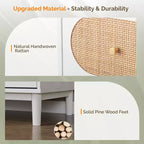 4-Drawer White Particle Board 29.92in. W Chest of Drawer