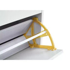 Shoe Cabinet, Storage Cabinet with 3 Metal Handle Drawers and 1 Open Shelf, Cabinet for Entryway