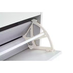 Shoe Cabinet, Storage Cabinet with 3 Metal Handle Drawers and 1 Open Shelf, Cabinet for Entryway