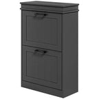 Shoe Cabinet, Shoe Storage with 2 Flip Drawers and Adjustable Shelves for 10 Pairs of Shoes, Shoe Organizer for Entryway, Hallway