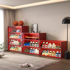 Shoe Storage, Shoe Storage Cabinet with Glass Door, Shoe Organizer for Bedroom, Living Room, Entryway