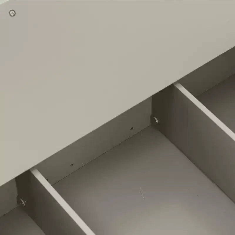 Bathroom Storage Cabinet Wooden Wall-Mounted Cabinets for Home, Small Space, Gray, 26*22*8in
