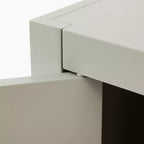 Bathroom Storage Cabinet Wooden Wall-Mounted Cabinets for Home, Small Space, Gray, 26*22*8in