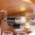 Lighted Corner Curio Cabinet with Tempered Glass Doors & Shelves - Elegant Display Storage for Living Room & Bedroom Decor