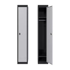 COZONY 72 Heavy-Duty Steel Locker with Keys, Industrial Storage Cabinet with Adjustable Shelves & Ventilation for Gym, Office, School, Home Use