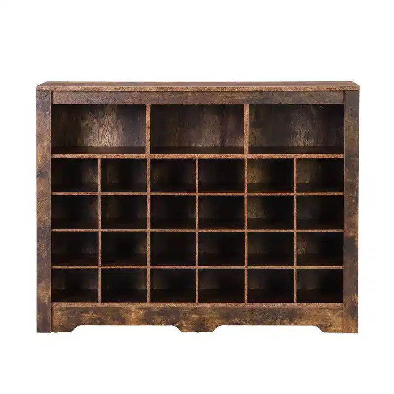 Sleek Shoe Cabinet with Curved Base, Shoe Rack with 24 Shoe, Shoe Cabinet Storage For Entryway, Living Room, Hallway