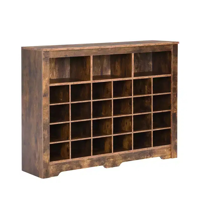 Sleek Shoe Cabinet with Curved Base, Shoe Rack with 24 Shoe, Shoe Cabinet Storage For Entryway, Living Room, Hallway