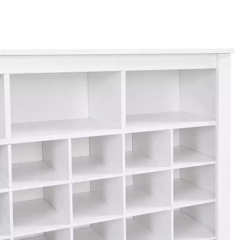 Sleek Shoe Cabinet with Curved Base, Shoe Rack with 24 Shoe, Shoe Cabinet Storage For Entryway, Living Room, Hallway