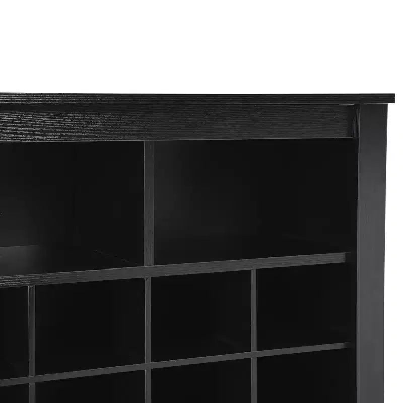Sleek Shoe Cabinet with Curved Base, Shoe Rack with 24 Shoe, Shoe Cabinet Storage For Entryway, Living Room, Hallway