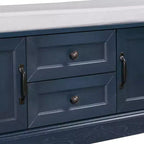 Storage Cabinet, Accent Cabinet with 2 Drawers and 2 Doors, Cabinet for Living Room, Hallway, Entryway