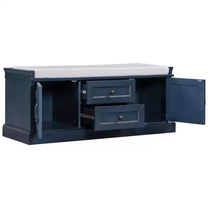 Storage Cabinet, Accent Cabinet with 2 Drawers and 2 Doors, Cabinet for Living Room, Hallway, Entryway