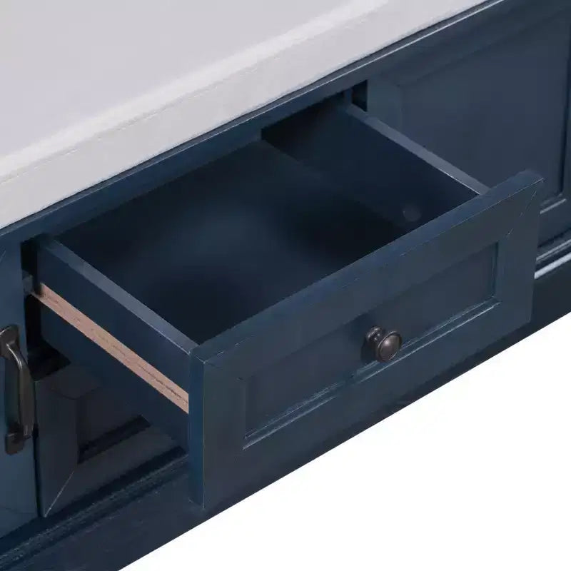 Storage Cabinet, Accent Cabinet with 2 Drawers and 2 Doors, Cabinet for Living Room, Hallway, Entryway