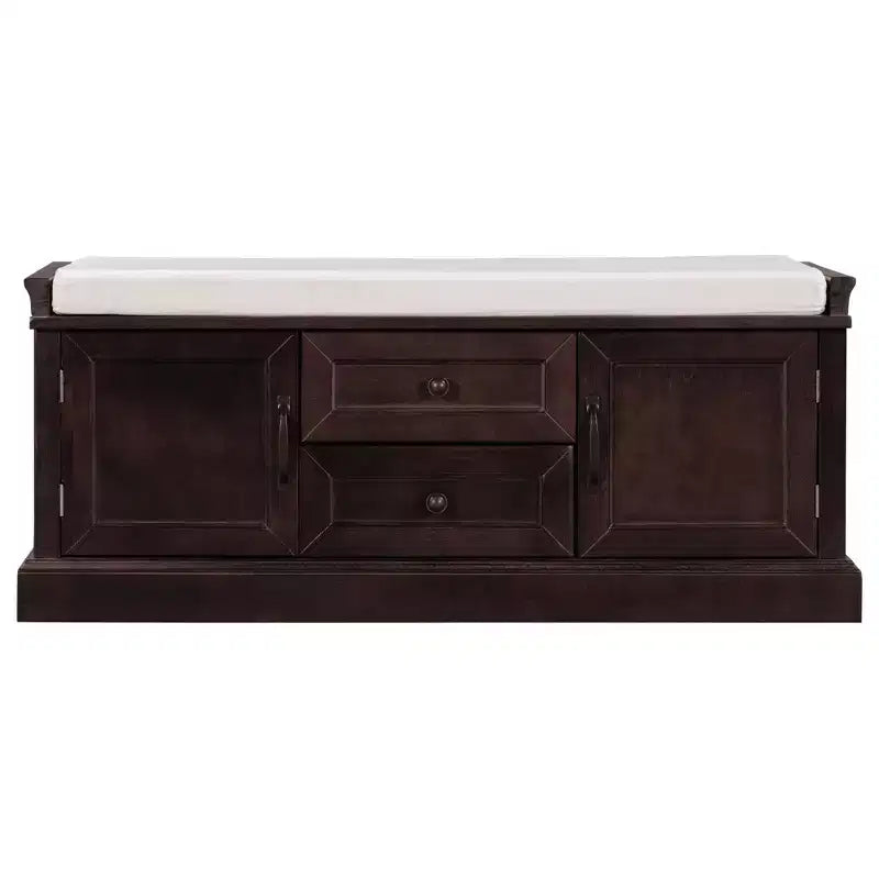 Storage Cabinet, Accent Cabinet with 2 Drawers and 2 Doors, Cabinet for Living Room, Hallway, Entryway
