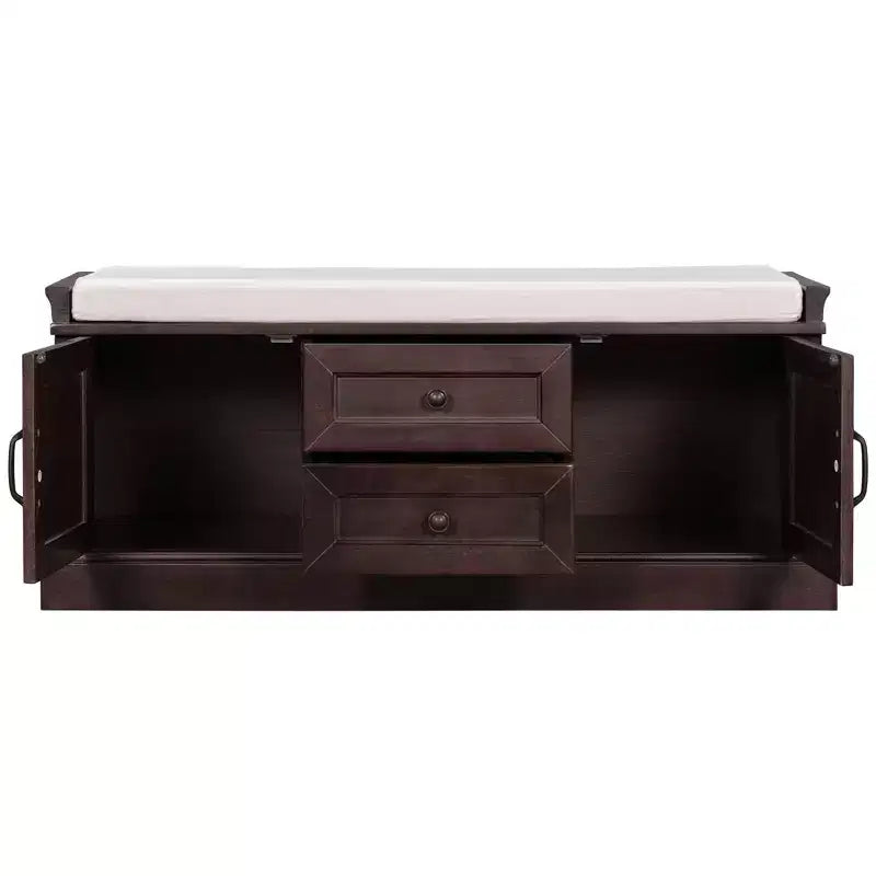 Storage Cabinet, Accent Cabinet with 2 Drawers and 2 Doors, Cabinet for Living Room, Hallway, Entryway