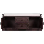 Storage Cabinet, Accent Cabinet with 2 Drawers and 2 Doors, Cabinet for Living Room, Hallway, Entryway