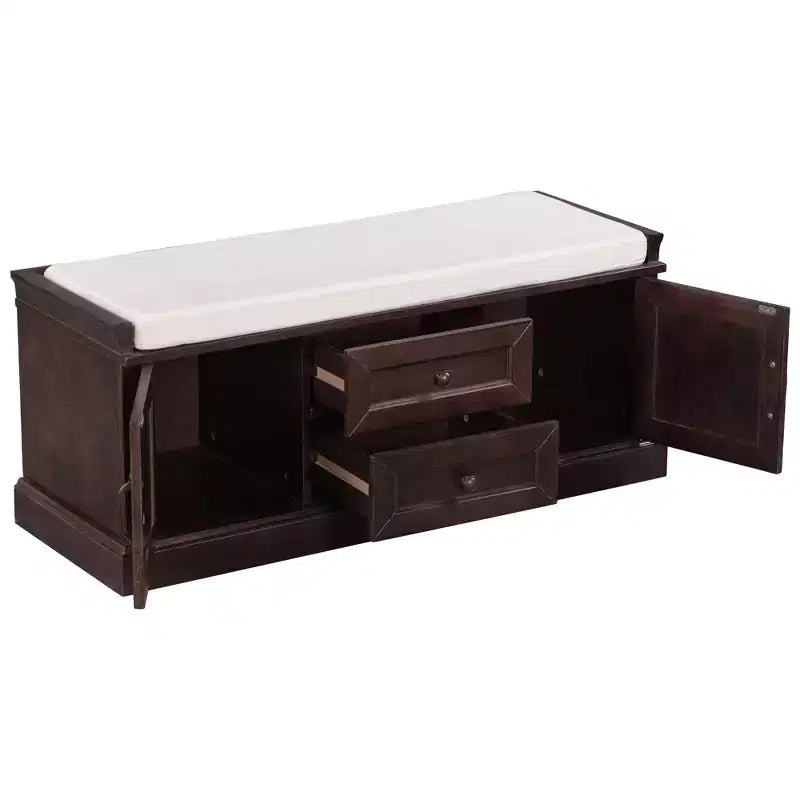 Storage Cabinet, Accent Cabinet with 2 Drawers and 2 Doors, Cabinet for Living Room, Hallway, Entryway