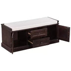 Storage Cabinet, Accent Cabinet with 2 Drawers and 2 Doors, Cabinet for Living Room, Hallway, Entryway