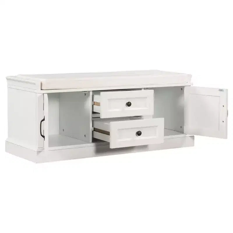 Storage Cabinet, Accent Cabinet with 2 Drawers and 2 Doors, Cabinet for Living Room, Hallway, Entryway