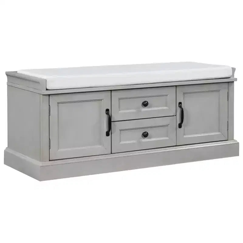 Storage Cabinet, Accent Cabinet with 2 Drawers and 2 Doors, Cabinet for Living Room, Hallway, Entryway
