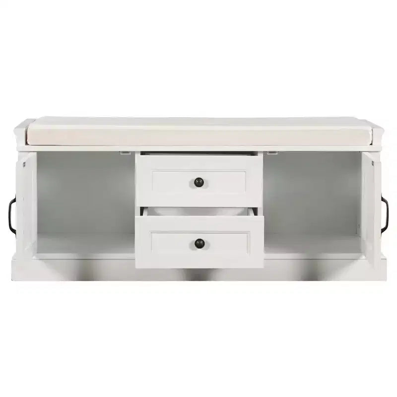 Storage Cabinet, Accent Cabinet with 2 Drawers and 2 Doors, Cabinet for Living Room, Hallway, Entryway