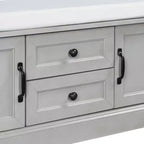 Storage Cabinet, Accent Cabinet with 2 Drawers and 2 Doors, Cabinet for Living Room, Hallway, Entryway