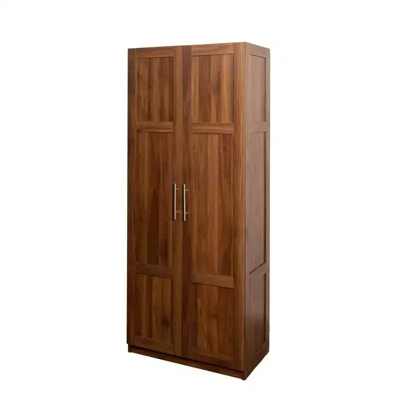 Modern Tall Cabinet, Freestanding Pantry Cabinet with 2 Doors and 4 Shelves, Storage Cabinet for Living Room, Dining Room, Kitchen