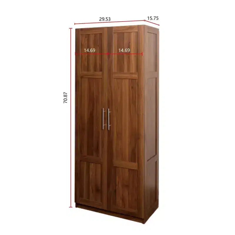 Modern Tall Cabinet, Freestanding Pantry Cabinet with 2 Doors and 4 Shelves, Storage Cabinet for Living Room, Dining Room, Kitchen