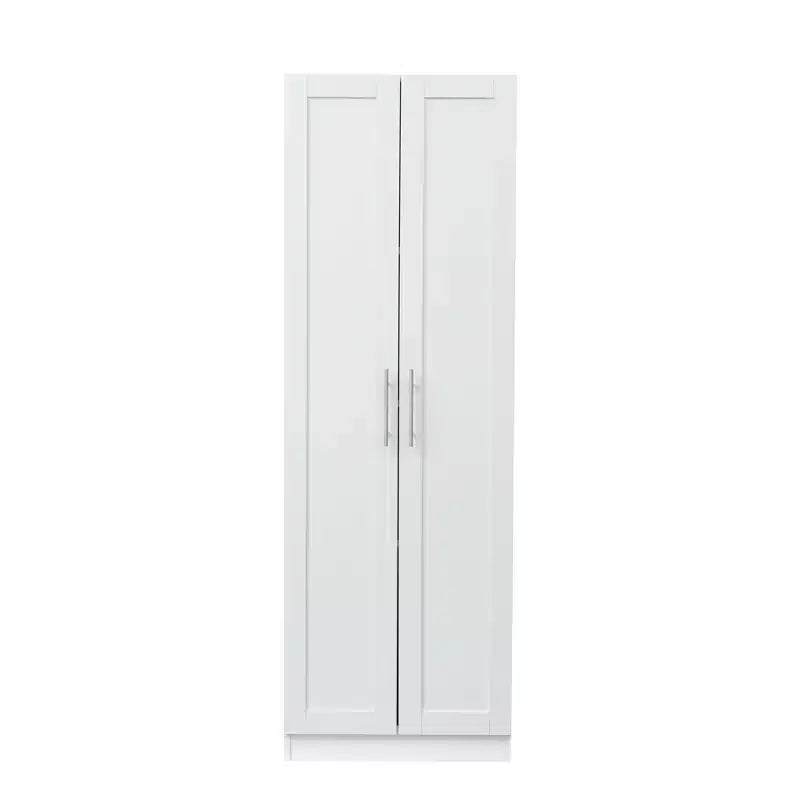 Modern Tall Cabinet, Freestanding Pantry Cabinet with 2 Doors and 4 Shelves, Storage Cabinet for Living Room, Dining Room, Kitchen