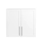 Silvain Modern 31.5'' Stackable Wall Mounted Storage Cabinet with 2 Doors and 1 Adjustable Shelf